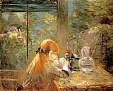 On The Veranda by Berthe Morisot